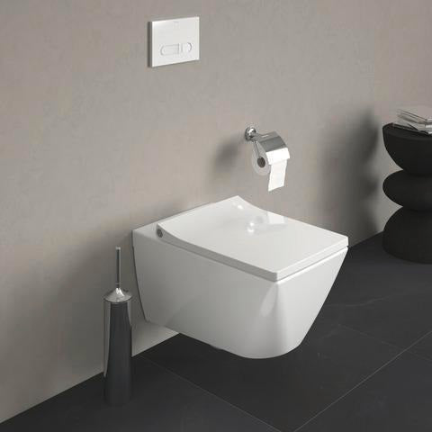 DURAVIT WC-Sitz Design Classics Viu Weiß mit Edelstahl-Scharnieren, ohne Absenkautomatik