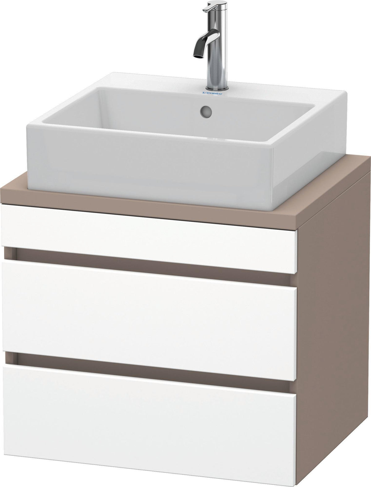 DURAVIT DuraStyle Konsolenunterschrank 600 mm betongrau matt mit 2 Schubkästen und Soft-Close