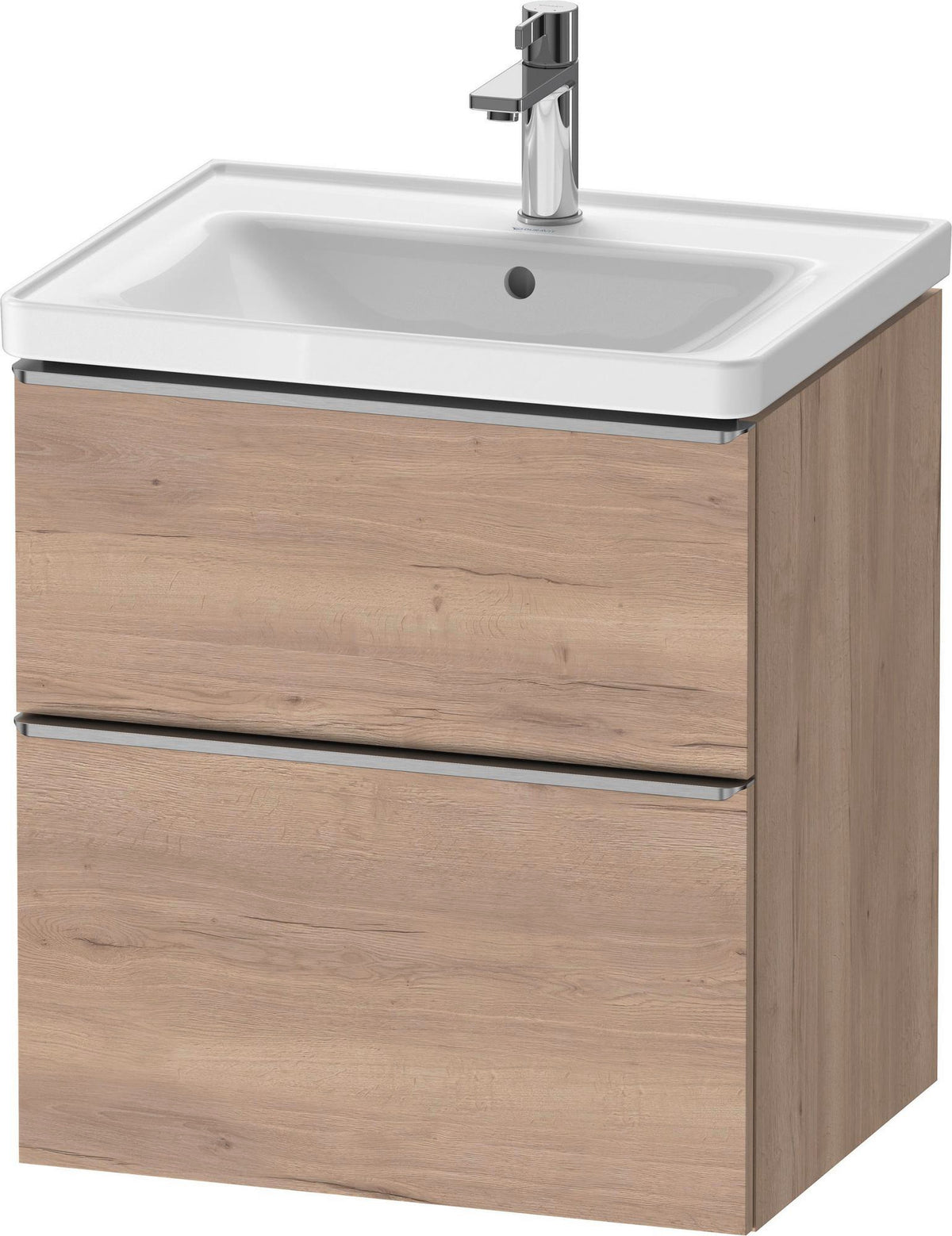 Duravit D-Neo Waschtischunterbau 584 mm betongrau matt mit Auszug und Schubkasten