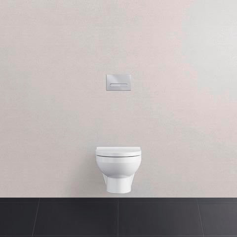 DURAVIT DuraSystem Betätigungsplatte Beta 100 Dual Flush Aufgesetzt Schwarz Matt