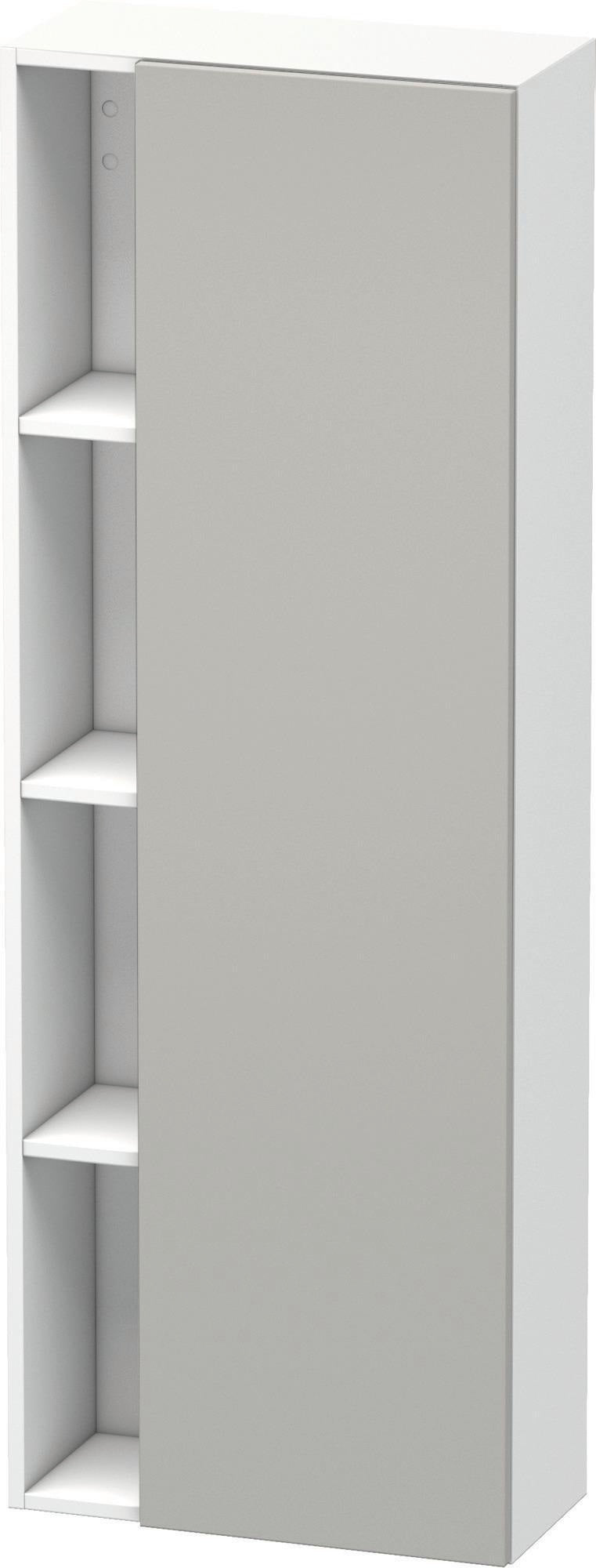 DURAVIT DuraStyle Hochschrank 1400 mm, 1 Tür links, weiß matt – wandhängend mit Soft-Close