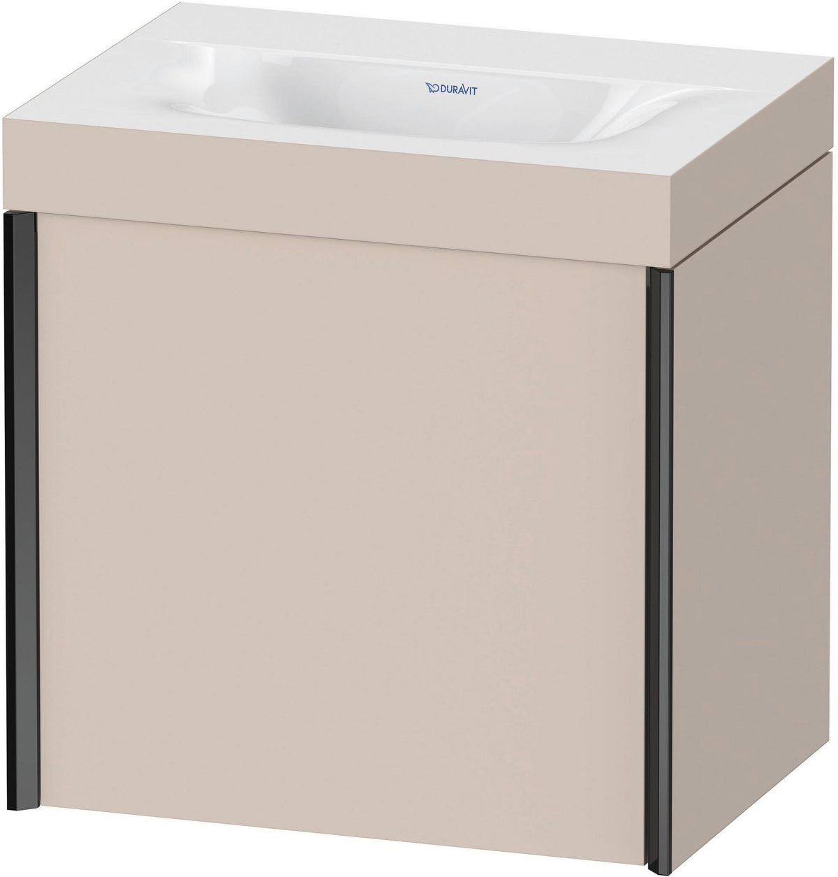 DURAVIT XViu c-bonded Waschtischunterschrank 450 mm wandhängend mit 1 Tür und Siphon