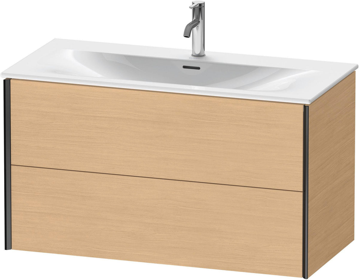 DURAVIT XViu Waschtischunterbau wandhängend 1010 mm, 2 Schubkästen, weiß matt – mit Tip-On-Technik