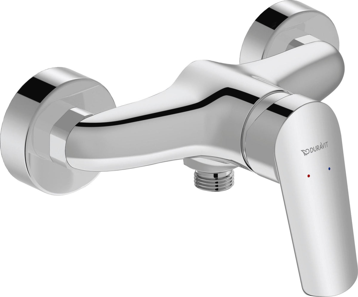 Duravit No.1 Einhebel-Brausemischer Aufputz Keramikmischsystem Chrom