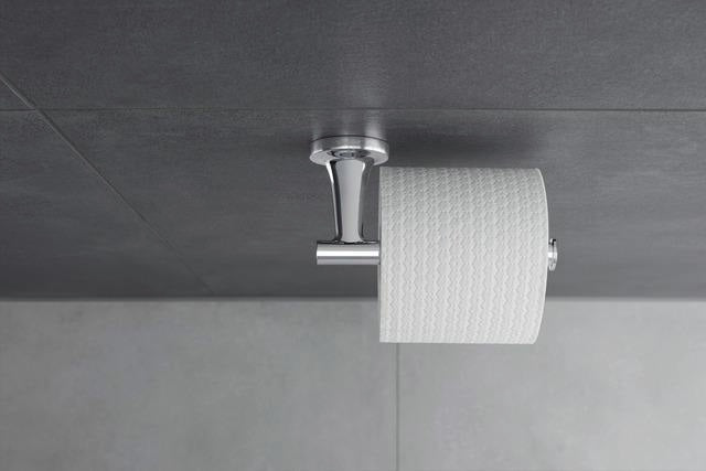 DURAVIT Starck T Ersatzrollenhalter aus verchromtem Edelstahl, Wandmontage