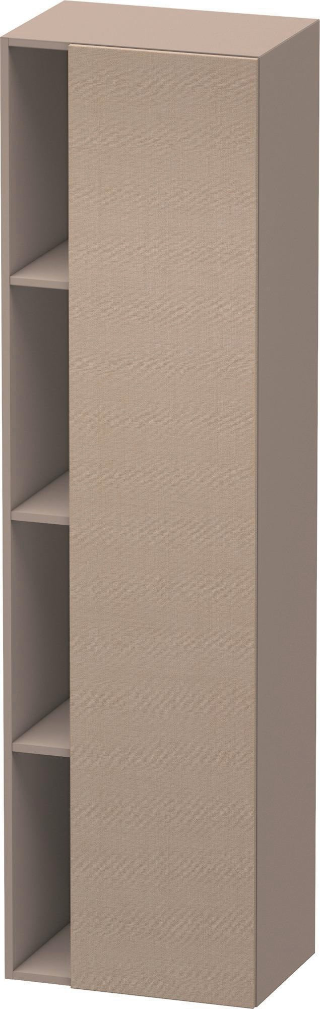 DURAVIT DuraStyle Hochschrank 360x500x1800mm, 1 Tür links, weiß matt – Wandhängend mit Soft-Close