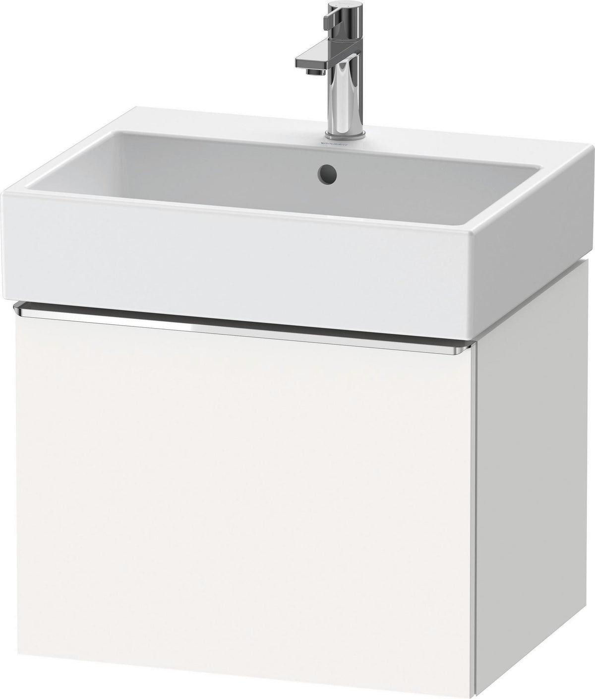 DURAVIT D-Neo Waschtischunterbau 584 mm wandhängend mit 1 Auszug, Griff Bronze, Weiß Matt
