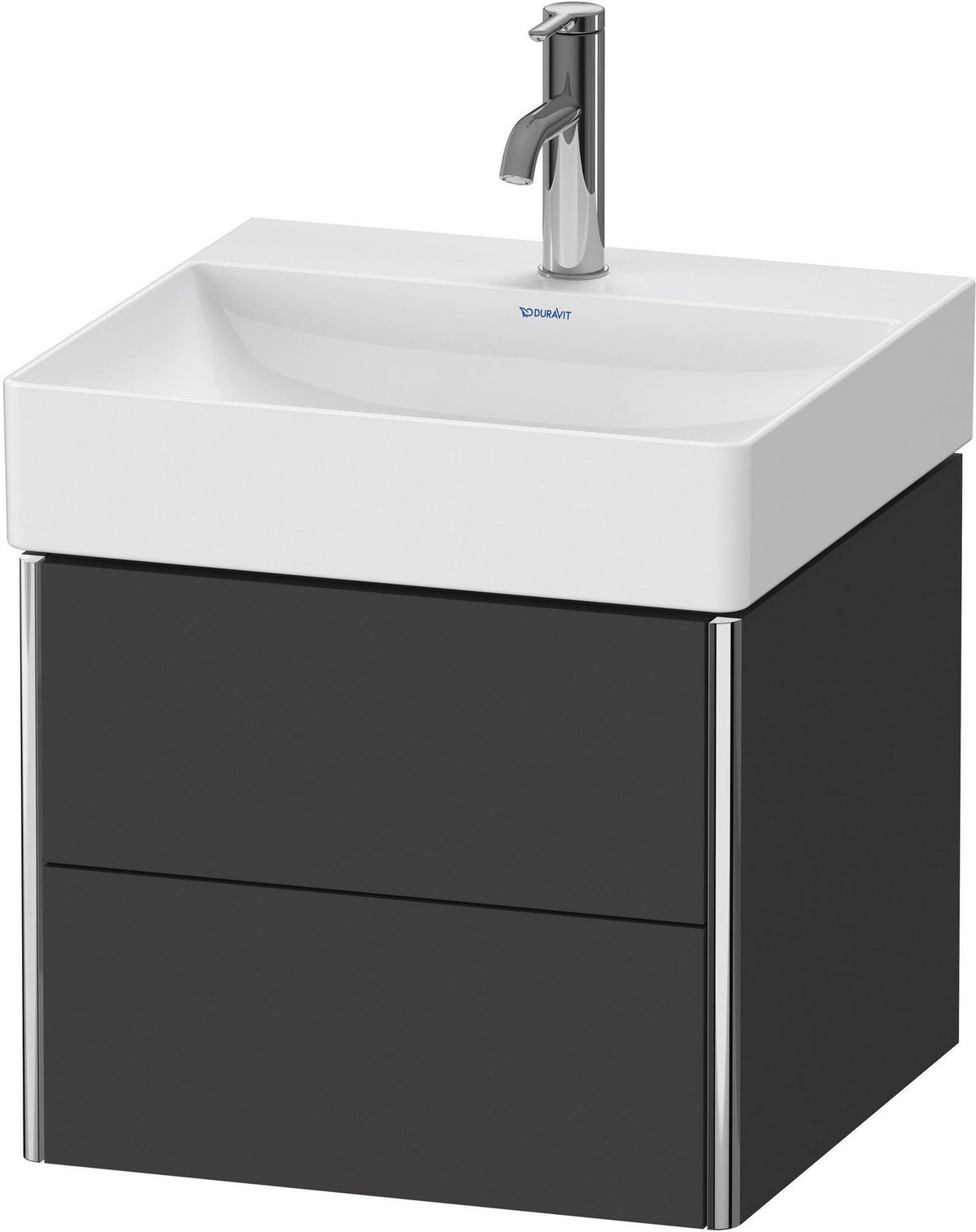 DURAVIT XSquare Waschtischunterbau wandhängend 484 mm, 2 Schubkästen, weiß matt, Tip-On