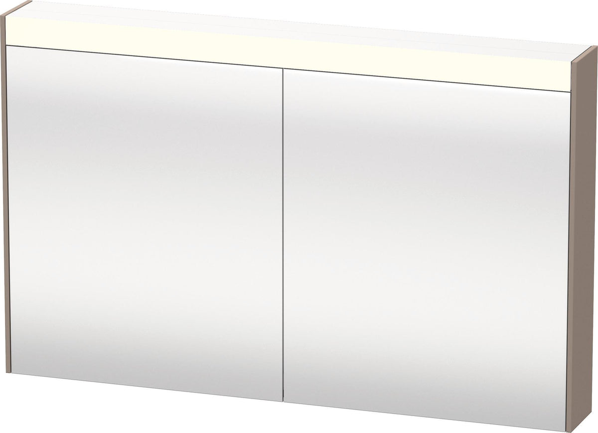 Duravit Brioso Spiegelschrank 1220 mm Weiß matt – LED-Beleuchtung, 2 Türen, Soft-Close