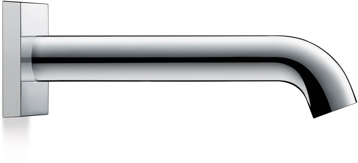 DURAVIT C.1 Wanneneinlauf eckig 205mm Schwarz Matt – Wandmontage mit Strahlregler