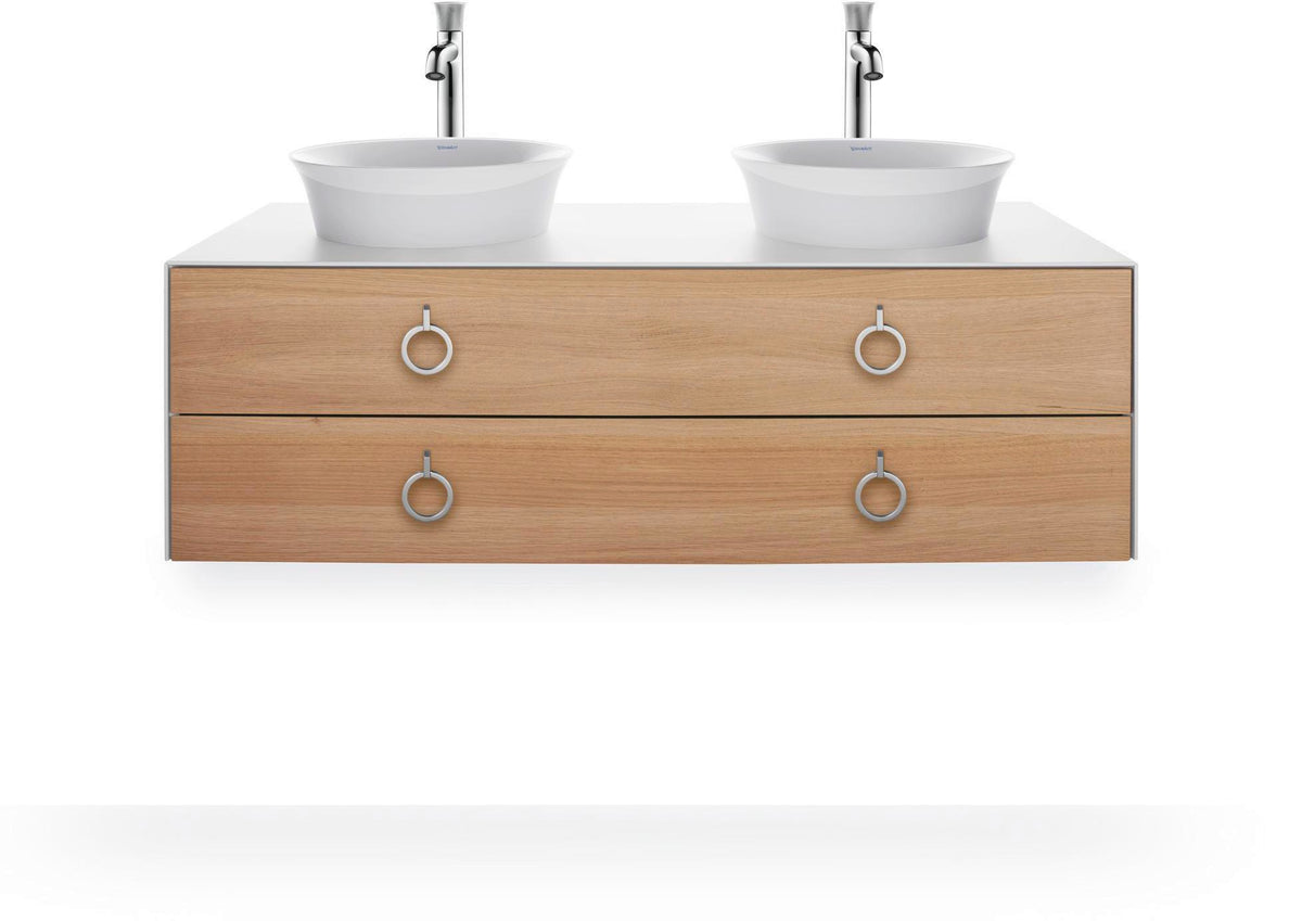 DURAVIT White Tulip Aufsatzbecken 430 mm weiß ohne Überlauf mit WonderGliss