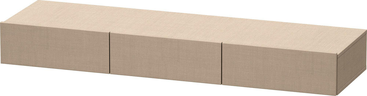 DURAVIT DuraStyle Schubkastenablage 1500 mm, 3 Schubkästen, betongrau matt, wandhängend