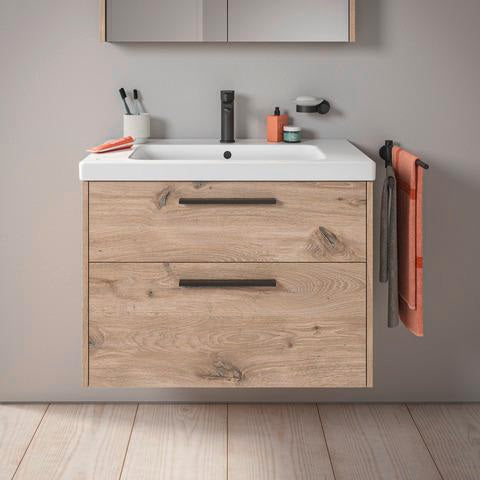 DURAVIT D-Code 2.0 Waschtischunterbau 784 mm Eiche Marmor mit Soft-Close