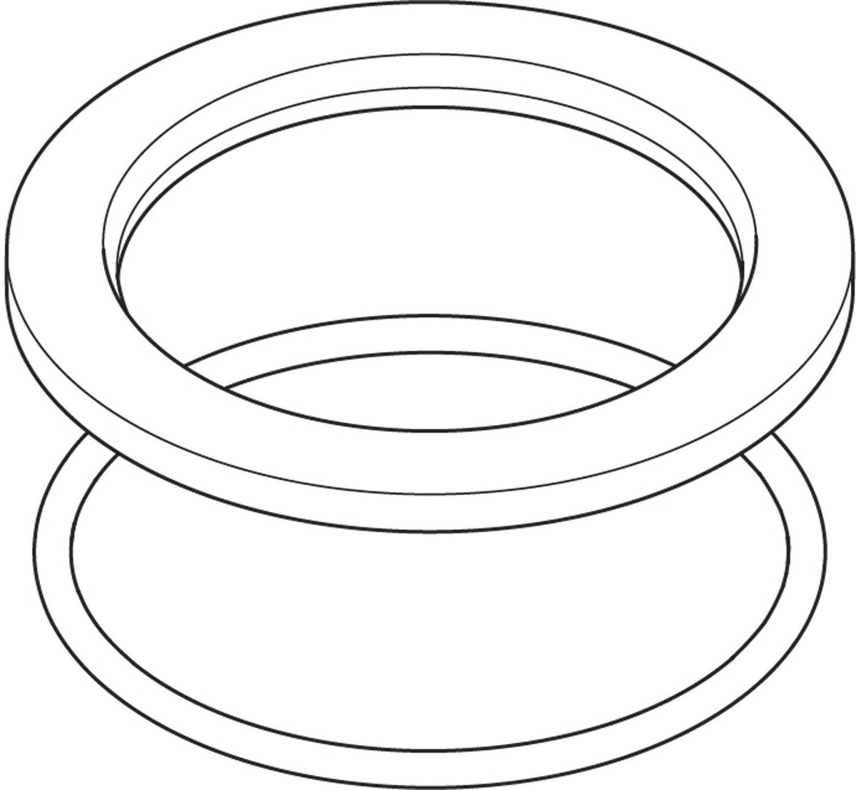 DURAVIT Rosette Universal Ersatzteil für Waschtisch – Passgenaue Abdeckung