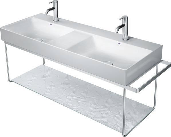 DURAVIT DuraSquare Metallkonsole für Waschtisch 235312, wandhängend, Chrom, 1265 mm