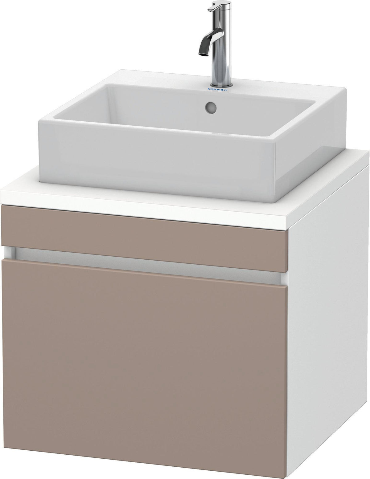 DURAVIT DuraStyle Konsolenunterschrank 600 mm betongrau matt – 1 Auszug, wandhängend