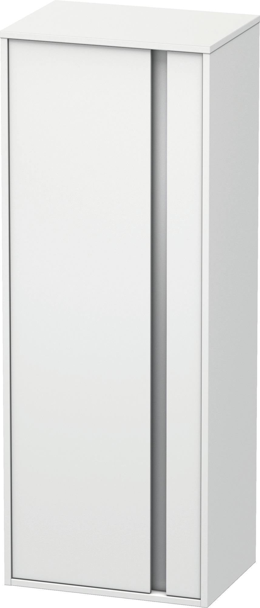 Duravit Hochschrank Ketho 360x500x1320mm, 1 Tür, Anschlag links, weiß matt – wandhängend mit Soft-Close