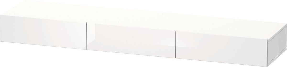 Duravit DuraStyle Schubkastenablage 1800 mm, 3 Schubkästen, weiß hochglanz, wandhängend
