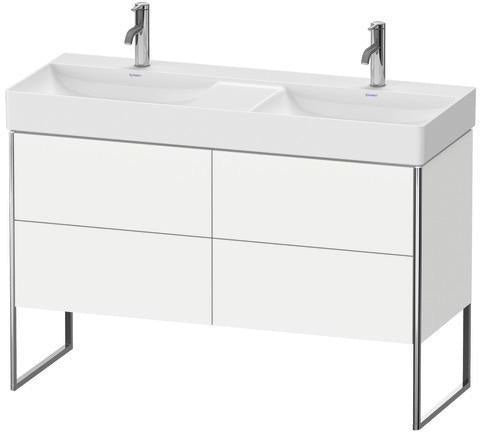 Duravit Waschtischunterbau XSquare 731x1184x460 mm, 4 Auszüge, weiß matt, für DuraSquare