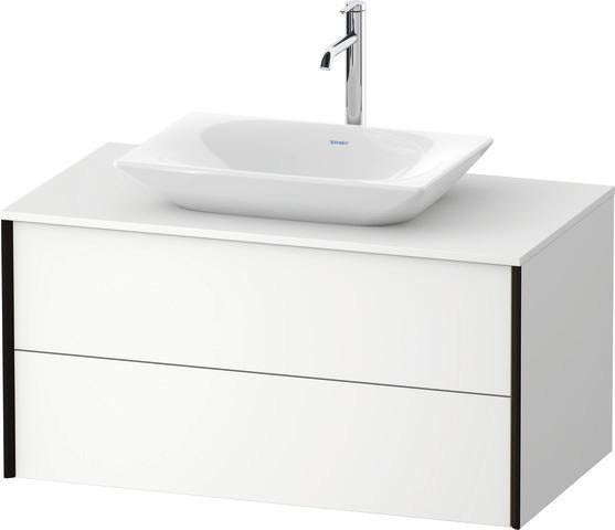 Duravit Waschtischunterbau XVIU 1000x550mm Champagner Matt / Taupe S-Matt für Badmöbel