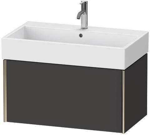 Duravit Waschtischunterbau XVIU 397x784x454mm Prof. Champ matt weiß matt – wandhängend mit Tip-On-Technik