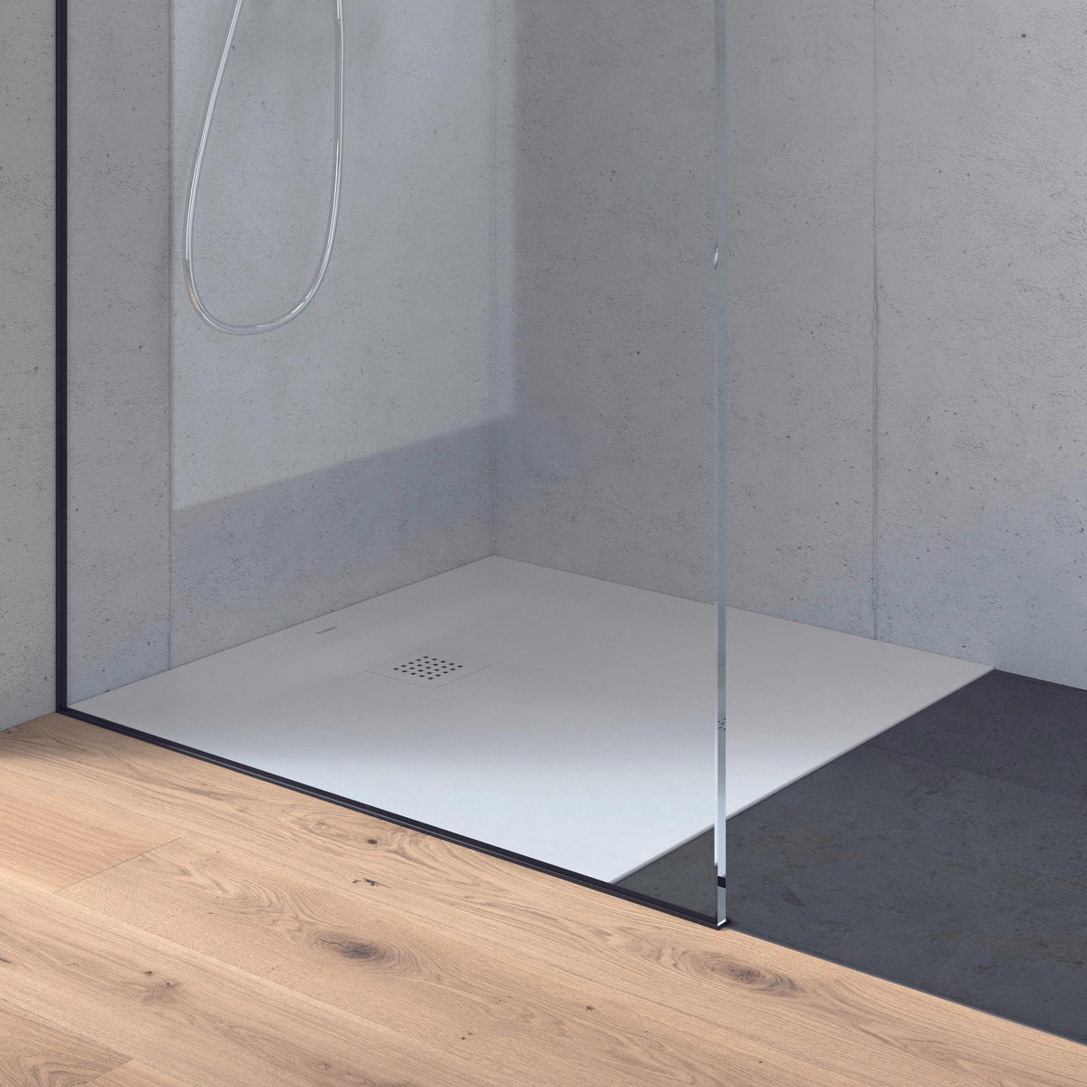 Duravit Duschsystem C.1 mit Brausemischer, Keramikmischsystem, Schwarz Matt