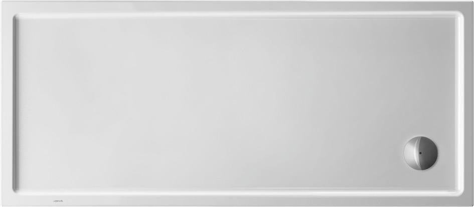 DURAVIT Starck Slimline Duschwanne 1400x750 mm Weiß Sanitäracryl mit Antislip