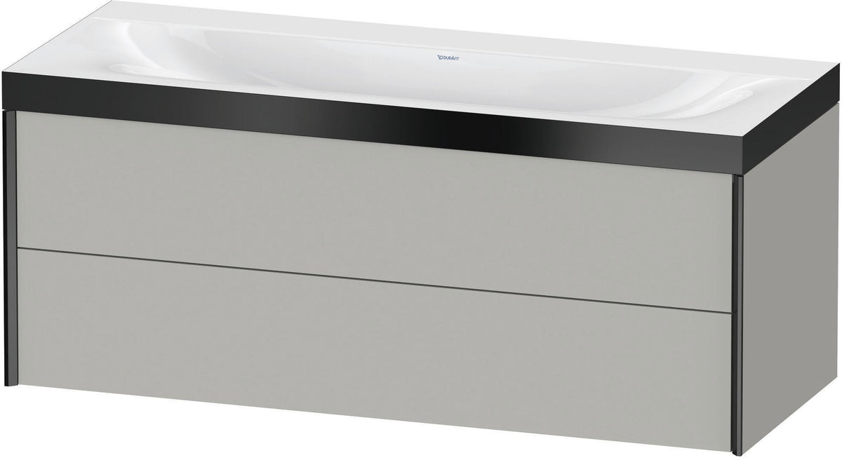 DURAVIT XViu c-bonded Waschtischunterbauset 1200 mm wandhängend mit 2 Schubkästen