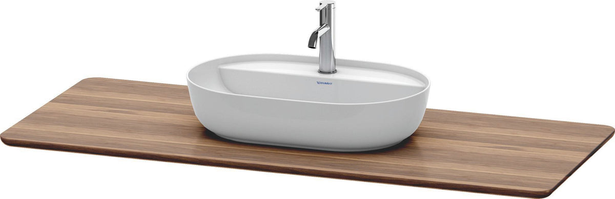 DURAVIT Massivholzkonsole Luv 1388 mm Am. Nussbaum mit 1 Ausschnitt