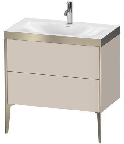 Duravit Möbelwaschtischset XVIU 800x480mm Chaos mit Möbelwaschtisch Viu und Unterbau