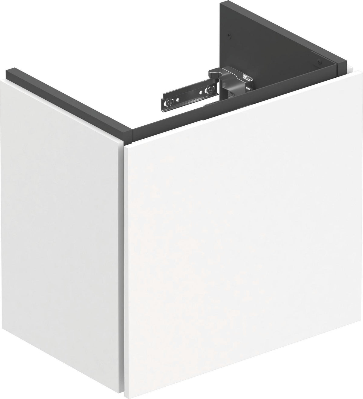 Duravit L-Cube Waschtischunterbau 420 mm wandhängend, 1 Tür rechts, weiß matt – Christian Werner Design