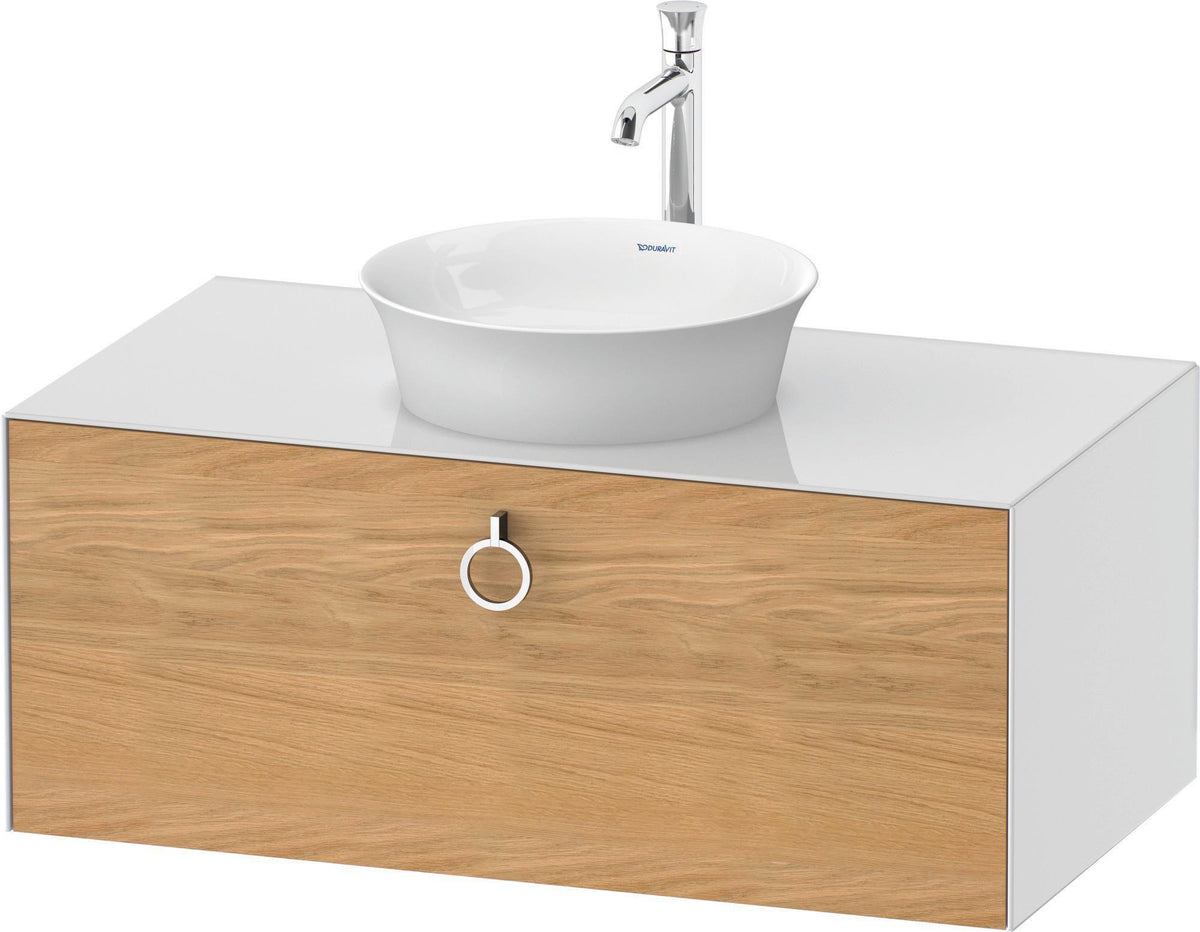 DURAVIT White Tulip Waschtischunterbau 1000 mm, 1 Auszug, wandhängend, weiß seidenmatt