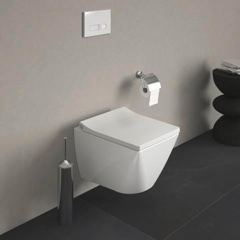DURAVIT WC-Sitz Design Classics Viu Comp. Weiß mit Edelstahl-Scharnieren, ohne Absenkautomatik