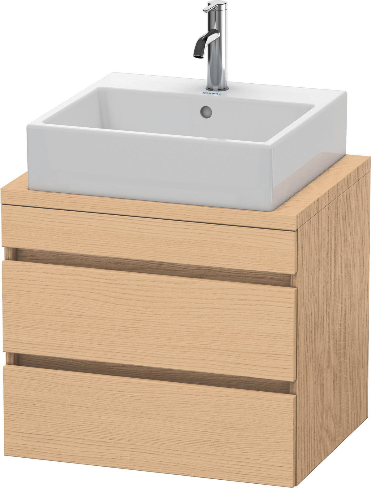 DURAVIT DuraStyle Konsolenunterschrank 600 mm betongrau matt mit 2 Schubkästen und Soft-Close