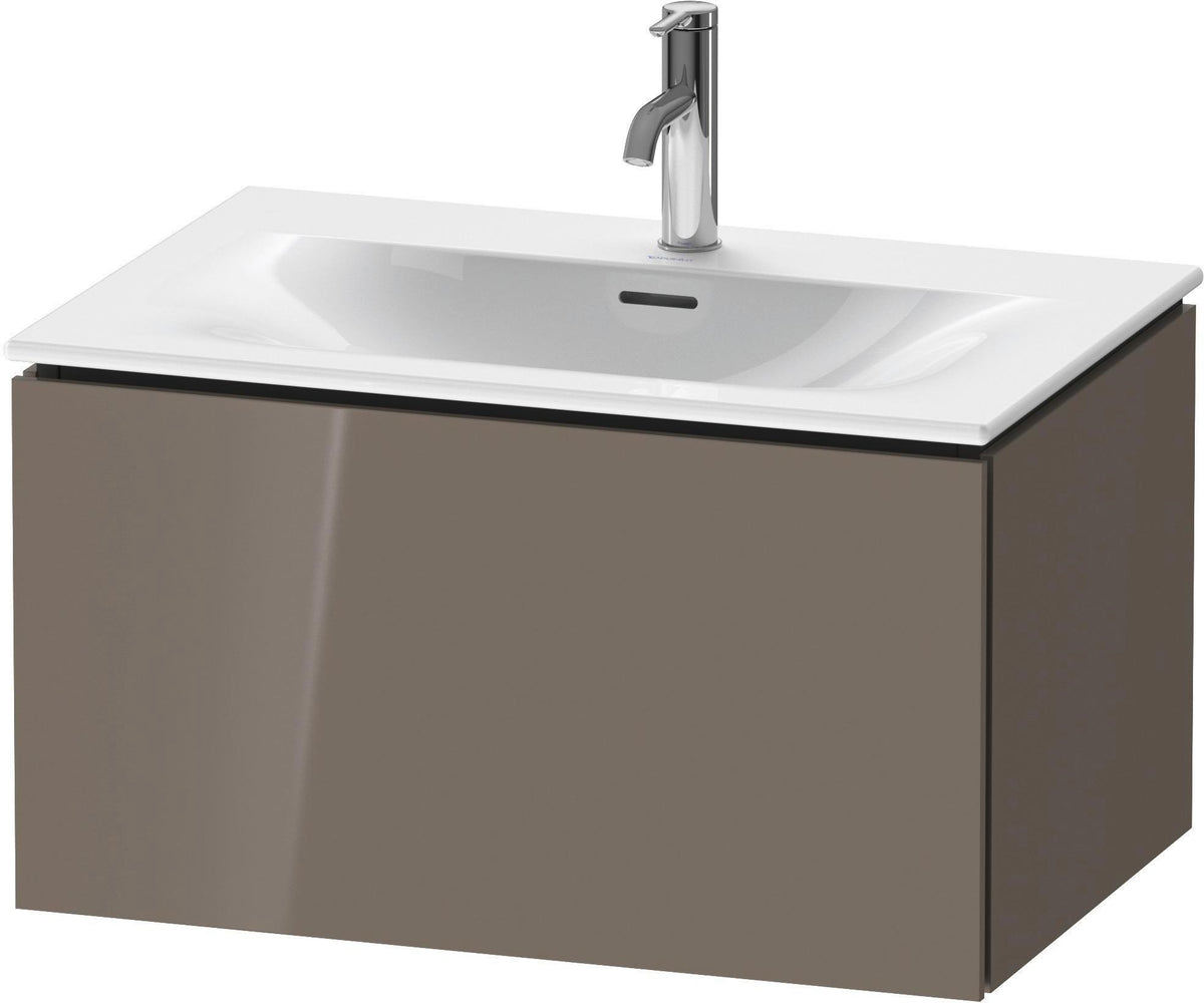 Duravit L-Cube Waschtischunterbau wandhängend 720 mm weiß matt mit 1 Auszug und Tip-On-Technik
