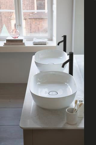 DURAVIT C.1 Einhebel-Waschtischmischer XL 166 mm Schwarz Matt ohne Zugstange
