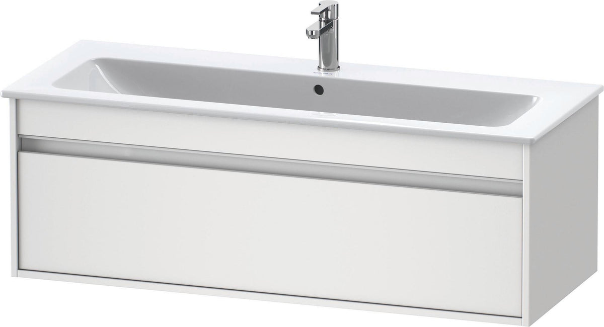 DURAVIT Ketho Waschtischunterbau 1200 mm Weiß Matt mit 1 Auszug und Soft-Close