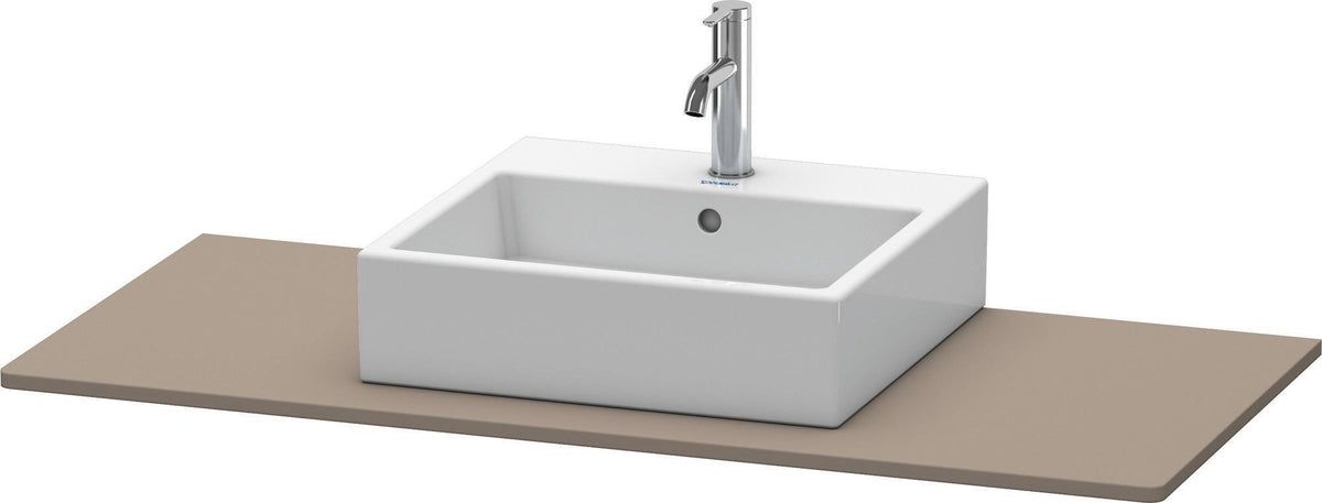 DURAVIT XSquare Konsole 800 mm Weiß Seidenmatt mit Ausschnitt für Waschschüssel