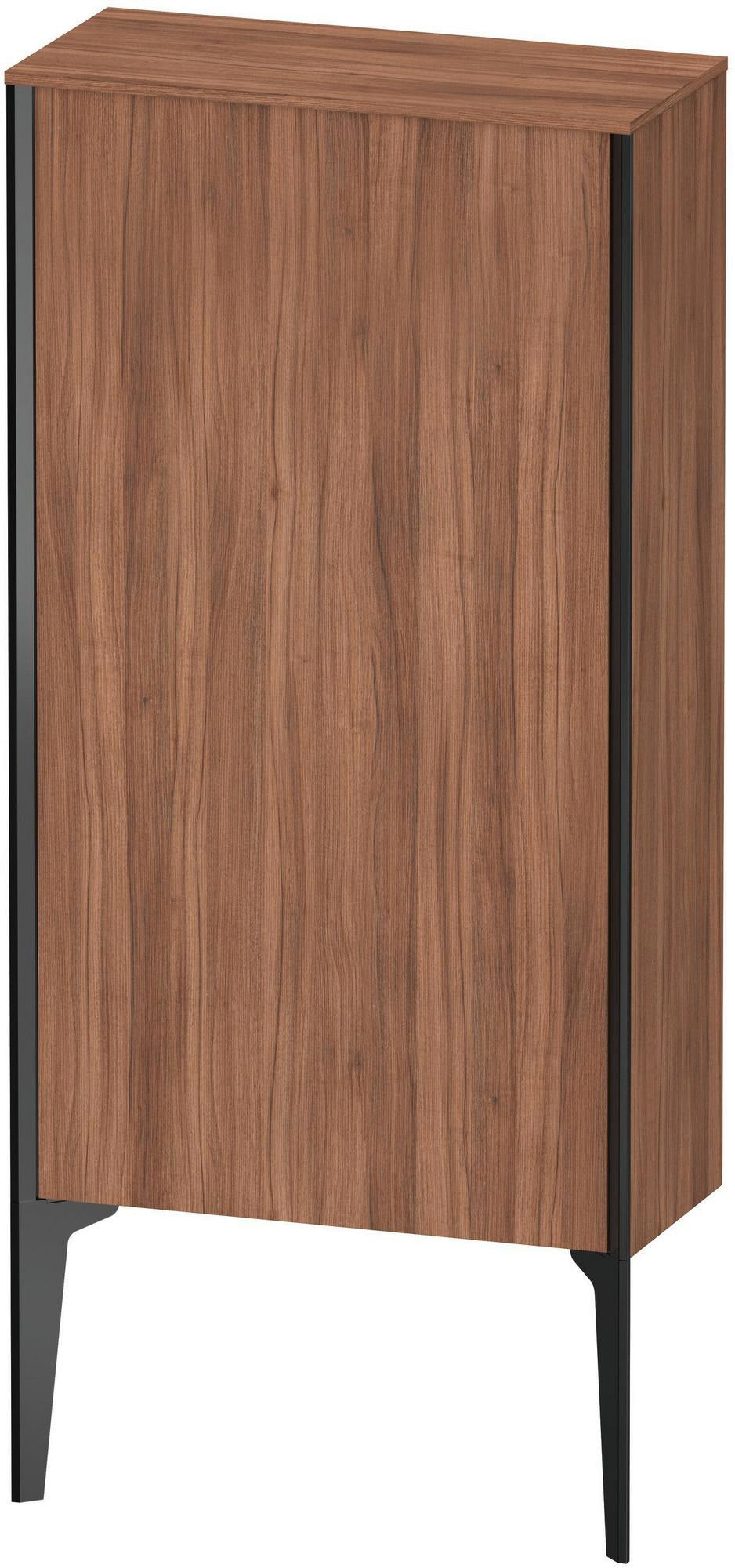 Duravit XViu Halbhochschrank 890x500x240mm Nussbaum dunkel matt – Wandhängend mit Tip-on Technik