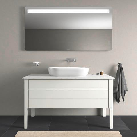 Duravit Luv Waschtischunterbau bodenstehend 1338 mm Weiß Seidenmatt mit Tip-On-Technik