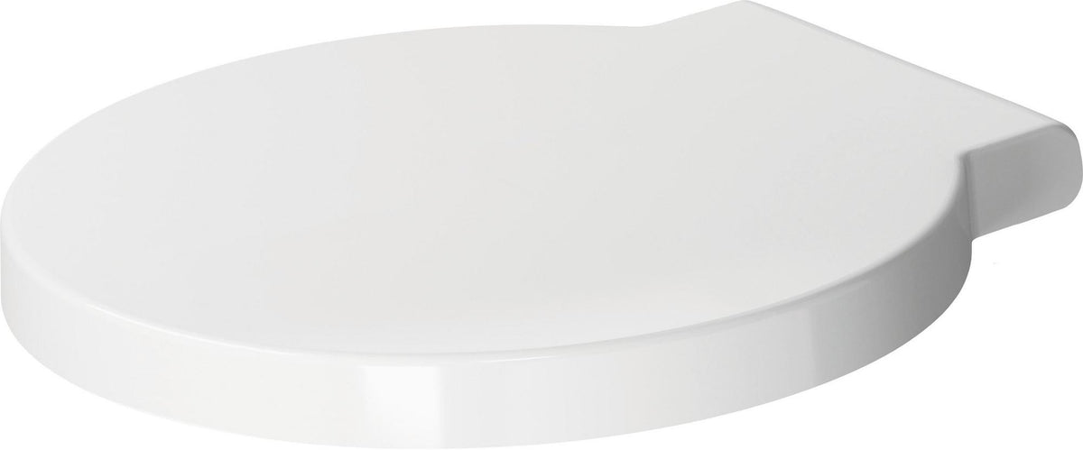 DURAVIT WC-Sitz Starck 1 weiß mit Edelstahl-Scharnieren und Deckel