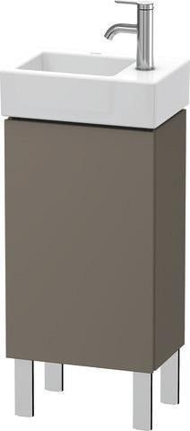Duravit L-Cube Waschtischunterbau 582x364x241mm betongrau matt, Anschlag links, 1 Tür