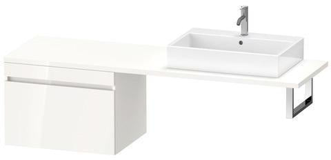 Duravit DuraStyle Konsolenunterschrank 700 mm weiß matt mit Auszug und Dämpfung