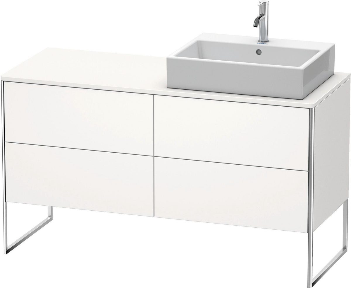 DURAVIT XSquare Waschtischunterbau betongrau matt 1400 mm mit 4 Auszügen