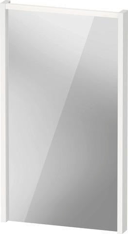 DURAVIT D-Code 2.0 Spiegel mit LED-Beleuchtung, 400 x 700 x 48 mm, Weiß Matt