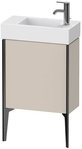 Duravit Waschtischunterbau XVIU 493x484x234 mm mit Tür, Aluminiumprofil seitlich, s-matt