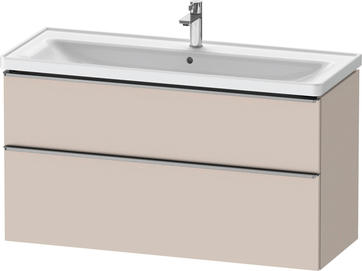 DURAVIT D-Neo Waschtischunterbau 1184 mm Eiche Schwarz mit Bronze Griff