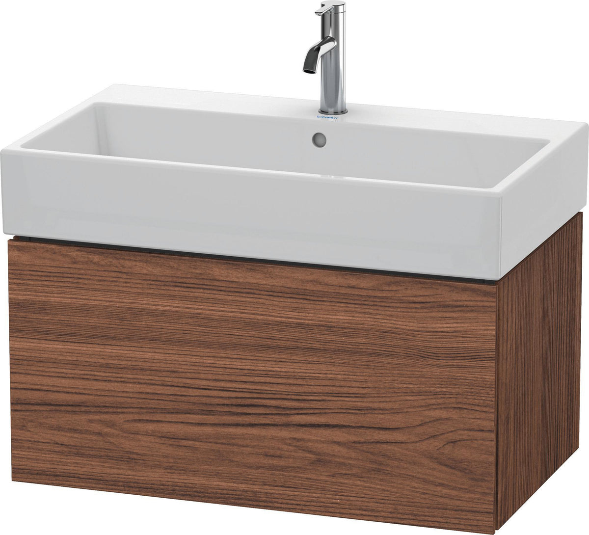 DURAVIT L-Cube Waschtischunterbau 784 mm, 1 Auszug, Weiß Matt, wandhängend, Tip-On