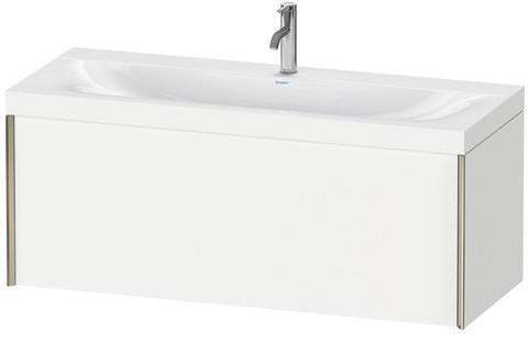 Duravit Möbelwaschtischset XViu 1200x480mm mit Unterbau, 1 Auszug, Ahorn mitte