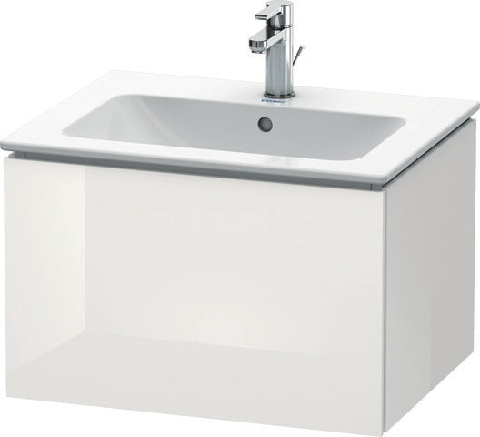 Duravit L-Cube Waschtischunterbau 620 mm taupe supermatt mit Tip-On-Technik